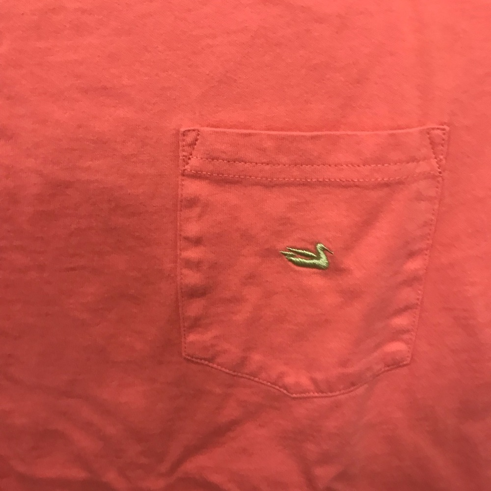 Coral Southern Marsh pocket tee